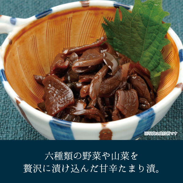 あじ六菜_盛り付け例