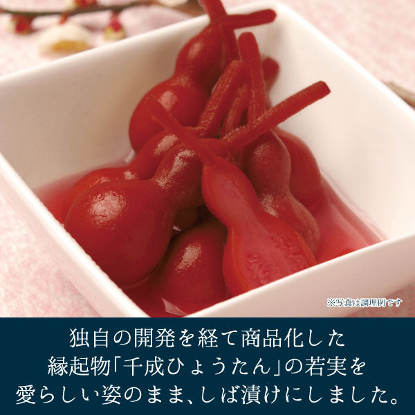 千成ひょうたんしば漬け(赤) 説明