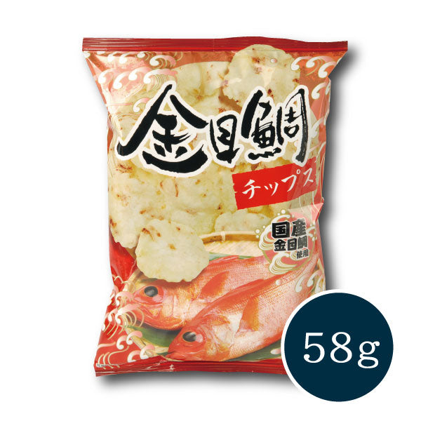 金目鯛チップス 58g パッケージ