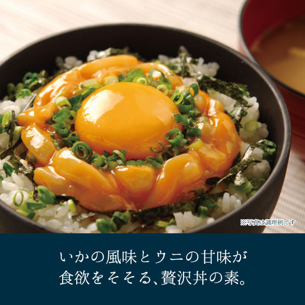 うにいか丼_盛り付け例