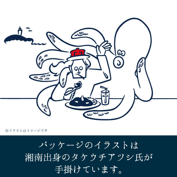 江ノ島タコカレー 200g illustration：タケウチアツシ